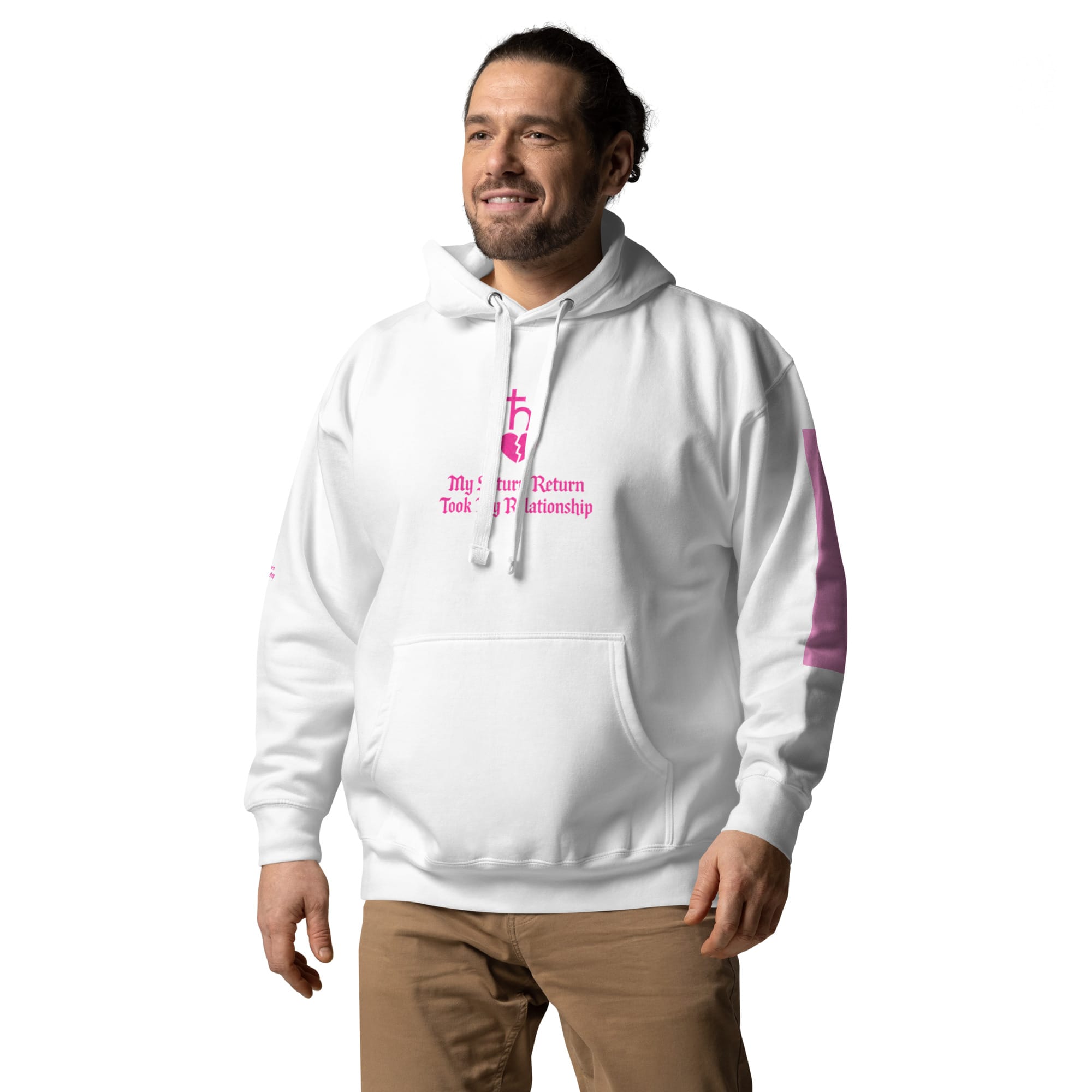 My Saturn Return Took My Relationship Hoodie - White
